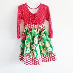 Eleanor Rose Christmas Cookie Cutter Dress